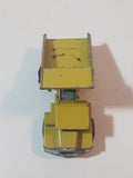 Vintage 1970 Lesney Matchbox Series No. 28 Mack Dump Truck Yellow Die Cast Toy Car Vehicle