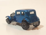 Vintage 1969 Hot Wheels Classic '32 Ford Vicky Spectraflame Blue Die Cast Toy Car Hot Rod Vehicle Red Lines