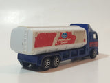 1999 Hot Wheels Haulers Ocean Spray Cranberry Juice Cocktail Tanker Truck Blue and White Die Cast Toy Car Vehicle