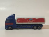 1999 Hot Wheels Haulers Ocean Spray Cranberry Juice Cocktail Tanker Truck Blue and White Die Cast Toy Car Vehicle