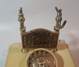 Rare Vintage French Victorian Style Cherubs Rotary Style Telephone Shaped Alarm Clock