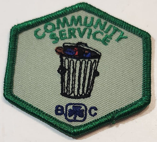 Girl Guides BC Community Service 2 1/2" x 2 1/2" Embroidered Fabric Patch Badge