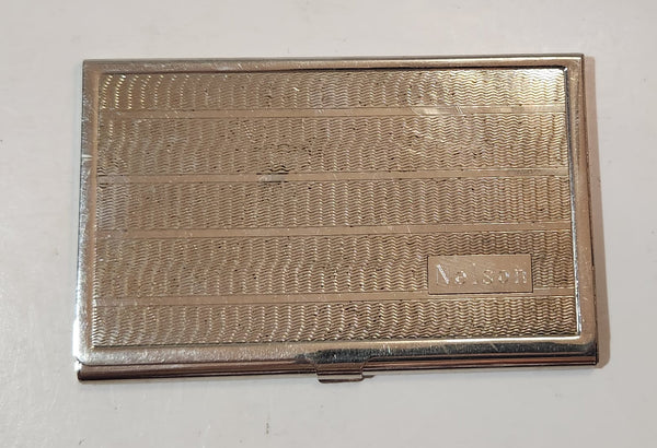 Nelson Metal Business Card Holder