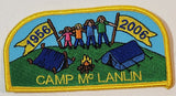 Girl Guides 1956 2006 Camp McLanlin 2" x 4" Embroidered Fabric Patch Badge