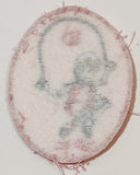 Girl Guides Halloween Skeleton Jump Roping 1 3/4" x 2 1/2" Embroidered Fabric Patch Badge