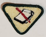 Boy Scouts Journal 1 1/2" x 1 3/4" Embroidered Fabric Patch Badge