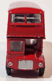 M. Persaud Ltd. London Routemaster Double Decker Bus Red Die Cast Collectible Toy Car Vehicle