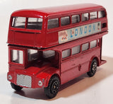 M. Persaud Ltd. London Routemaster Double Decker Bus Red Die Cast Collectible Toy Car Vehicle