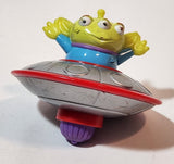 1999 McDonald's Disney Toy Story 2 Little Green Alien 2 1/2" Tall Spinning Top Toy Figure