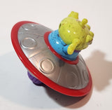 1999 McDonald's Disney Toy Story 2 Little Green Alien 2 1/2" Tall Spinning Top Toy Figure