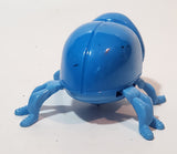 1998 McDonald's Disney A Bug's Life Dim Blue Beetle 3 1/2" Long Wind Up Moving Toy Figure