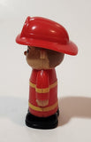 Kid Connection Fireman Firefighter 2 3/4" Tall Plastic Toy Figure