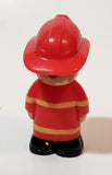 Kid Connection Fireman Firefighter 2 3/4" Tall Plastic Toy Figure