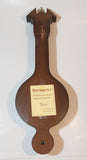 Vintage Taylor Thermor Banjo Style 21" Wood Case Barometer Thermometer Hygrometer Weather Station Made in Japan