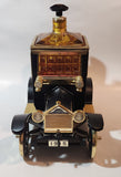 Vintage 1960s 1915 Ford Model T Shaped Musical Box Decanter Set with 6 Shot Glasses