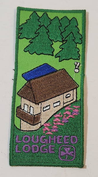 Girl Guides Lougheed Lodge 1 3/4" x 4" Embroidered Fabric Patch Badge