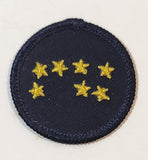 Girl Guides Astronomy 7 Stars 1 1/2" Embroidered Fabric Patch Badge