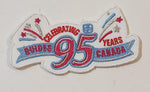 Girl Guides of Canada Celebrating 95 Years 1 3/4" x 3 1/2" Embroidered Fabric Patch Badge