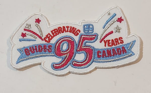 Girl Guides of Canada Celebrating 95 Years 1 3/4" x 3 1/2" Embroidered Fabric Patch Badge