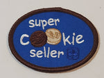 Girl Guides Super Cookie Seller 2" x 2 3/4" Embroidered Fabric Patch Badge