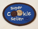 Girl Guides Super Cookie Seller 2" x 2 3/4" Embroidered Fabric Patch Badge