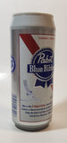 Pabst Blue Ribbon 7" Tall Beer Can Shaped Plastic Thermos Drinking Cup
