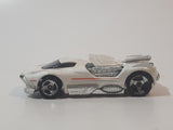 2002 Hot Wheels Crash Curve Maelstrom White Die Cast Toy Car Vehicle