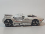 2002 Hot Wheels Crash Curve Maelstrom White Die Cast Toy Car Vehicle