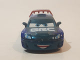 Mattel Disney Pixar Cars Raoul Caroule GRC France Worn Style Blue White Red Die Cast Toy Car Vehicle V2809