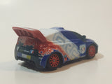 Mattel Disney Pixar Cars Raoul Caroule GRC France Worn Style Blue White Red Die Cast Toy Car Vehicle V2809