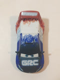 Mattel Disney Pixar Cars Raoul Caroule GRC France Worn Style Blue White Red Die Cast Toy Car Vehicle V2809