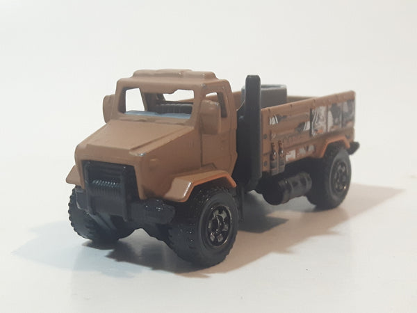 2017 Matchbox Jungle Mission Rapids Rescue Truck Brown Die Cast Toy Car Vehicle