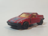 Vintage Majorette No. 202 Triumph TR7 Red 1:53 Scale Die Cast Toy Car Vehicle with Opening Doors