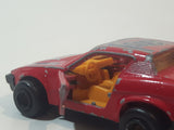 Vintage Majorette No. 202 Triumph TR7 Red 1:53 Scale Die Cast Toy Car Vehicle with Opening Doors