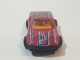 Vintage Majorette No. 202 Triumph TR7 Red 1:53 Scale Die Cast Toy Car Vehicle with Opening Doors