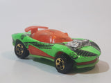 1995 Hot Wheels Track System Flashfire Bright Green Die Cast Toy Car Vehicle