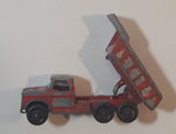 Vintage Lesney Matchbox Series No. 48 Dumper Truck Red Die Cast Toy Car Vehicle