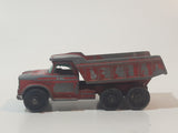 Vintage Lesney Matchbox Series No. 48 Dumper Truck Red Die Cast Toy Car Vehicle