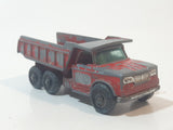 Vintage Lesney Matchbox Series No. 48 Dumper Truck Red Die Cast Toy Car Vehicle
