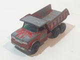 Vintage Lesney Matchbox Series No. 48 Dumper Truck Red Die Cast Toy Car Vehicle