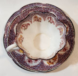 Antique 1893 Shelley Style Fine China Tea Cup Saucer and Side Plate Set