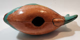 Vintage Talavera Style Tropical Fish with Hand Painted Scenes 10" Long Terracotta Sculpture