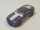 2016 Hot Wheels HW Mild to Wild '10 Camaro SS Metalflake Purple Die Cast Toy Car Vehicle