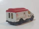2014 Matchbox Rescue Duty Ambulance White and Red Die Cast Toy Car Vehicle