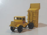 Vintage 1959 Lesney No. 6(B) Euclid Dump Truck Yellow Die Cast Toy Car Vehicle