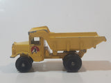 Vintage 1959 Lesney No. 6(B) Euclid Dump Truck Yellow Die Cast Toy Car Vehicle