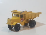 Vintage 1959 Lesney No. 6(B) Euclid Dump Truck Yellow Die Cast Toy Car Vehicle
