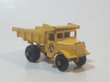 Vintage 1959 Lesney No. 6(B) Euclid Dump Truck Yellow Die Cast Toy Car Vehicle