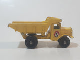 Vintage 1959 Lesney No. 6(B) Euclid Dump Truck Yellow Die Cast Toy Car Vehicle