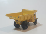 Vintage 1959 Lesney No. 6(B) Euclid Dump Truck Yellow Die Cast Toy Car Vehicle